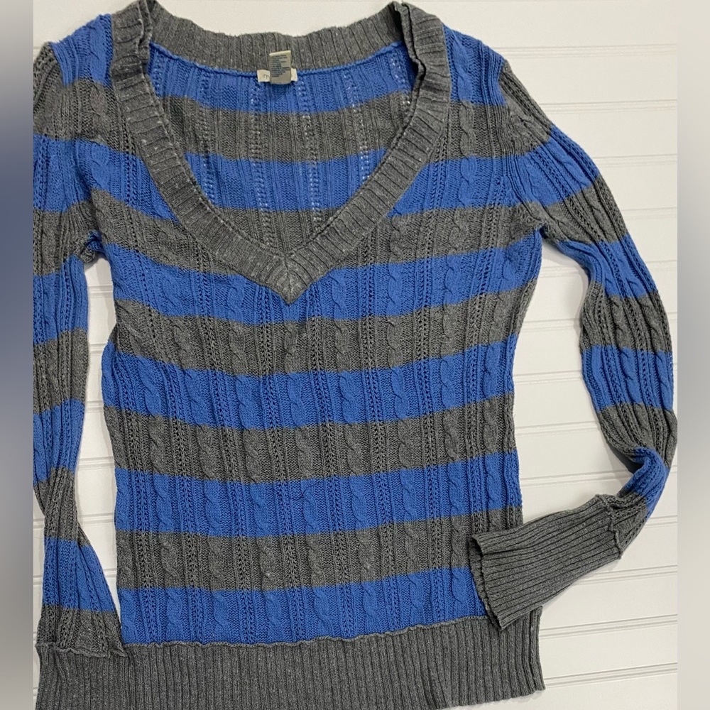Gently Worn XL Striped Knit Sweater Maurice’s